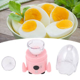 Egg Spinner Rechargeable Silicone Bottom Food Grade ABS Material Golden Egg Shakers for Home 15W 5V Pink