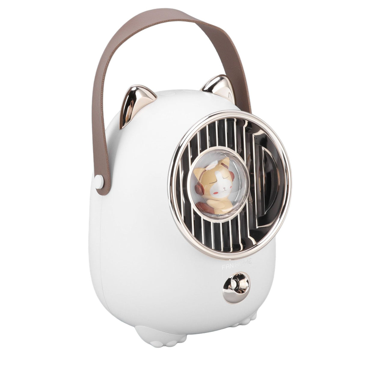 Air Conditioner Fan Multifunctional Portable 350ml Humidifying Spray Usb Rechargeable Air Cooler with LED Ambient Light