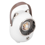Air Conditioner Fan Multifunctional Portable 350ml Humidifying Spray Usb Rechargeable Air Cooler with LED Ambient Light