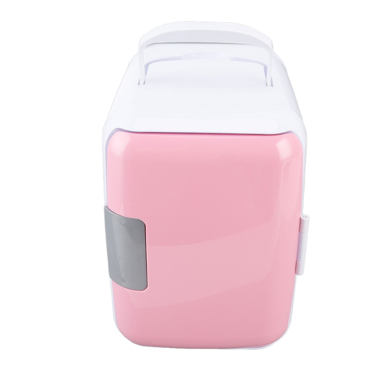 Car Fridge 4 Liters Durable ABS Cosmetic Storage Detachable Partition Portable Mini Fridge for Food Cosmetic Car Pink