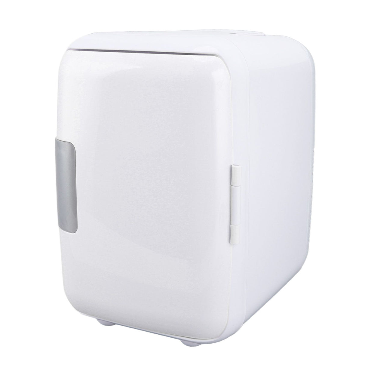 Car Fridge 4 Liters Durable ABS Cosmetic Storage Detachable Partition Portable Mini Fridge for Food Cosmetic Car White