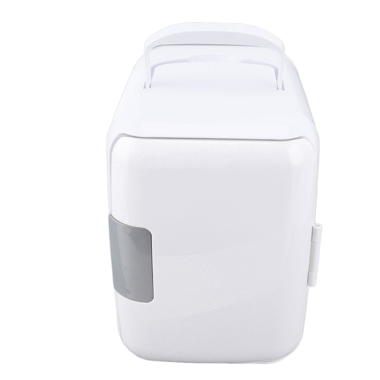 Car Fridge 4 Liters Durable ABS Cosmetic Storage Detachable Partition Portable Mini Fridge for Food Cosmetic Car White
