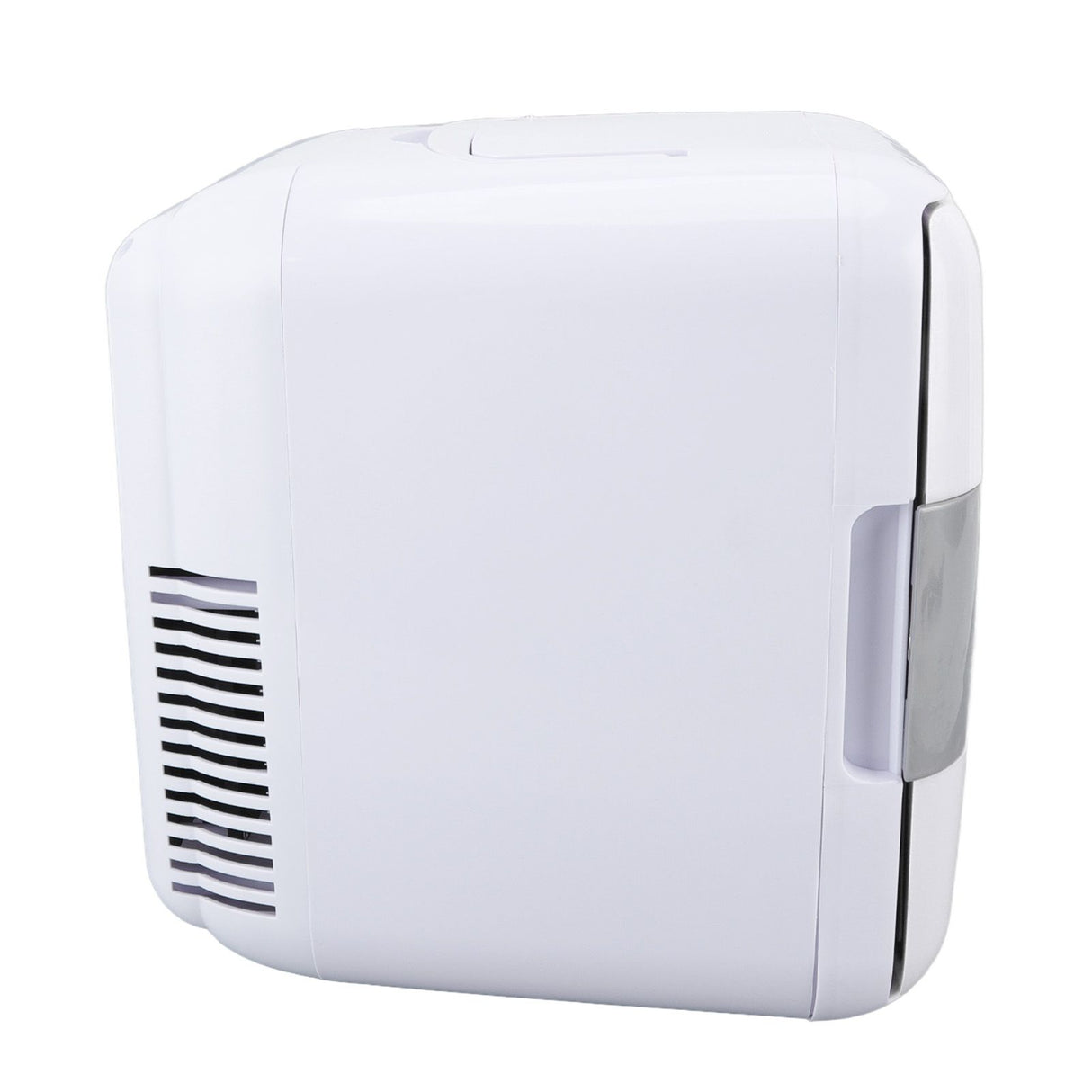 Car Fridge 4 Liters Durable ABS Cosmetic Storage Detachable Partition Portable Mini Fridge for Food Cosmetic Car White