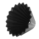 Coffee Filter Cup Resin Conical Reusable Hand Brewed Coffee Dripper Strainer for Kitchen Black - 45-Degree Angle