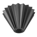 Coffee Filter Cup Resin Conical Reusable Hand Brewed Coffee Dripper Strainer for Kitchen Black - Extra Image
