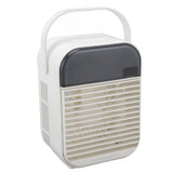Portable Air Conditioner Fan 3 Wind Speed Efficient Misting Low Noise USB Air Conditioner Cooling Fan with Night Light White