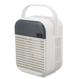 Portable Air Conditioner Fan 3 Wind Speed Efficient Misting Low Noise USB Air Conditioner Cooling Fan with Night Light White - Rear View