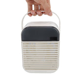 Portable Air Conditioner Fan 3 Wind Speed Efficient Misting Low Noise USB Air Conditioner Cooling Fan with Night Light White - Extra Image