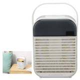 Portable Air Conditioner Fan 3 Wind Speed Efficient Misting Low Noise USB Air Conditioner Cooling Fan with Night Light White