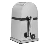 Manual Ice Crusher Labor Saving Hand Crank Shaved Ice Machine with Transparent Cover for Home Bar Restaurant