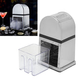 Manual Ice Crusher Labor Saving Hand Crank Shaved Ice Machine with Transparent Cover for Home Bar Restaurant - Extra Image