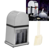Manual Ice Crusher Labor Saving Hand Crank Shaved Ice Machine with Transparent Cover for Home Bar Restaurant - Extra Image