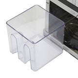 Manual Ice Crusher Labor Saving Hand Crank Shaved Ice Machine with Transparent Cover for Home Bar Restaurant - Extra Image