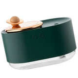 Spray Humidifier Rotating Planet Mini Desktop USB Charging Night Light Humidifier for Home Vintage Green
