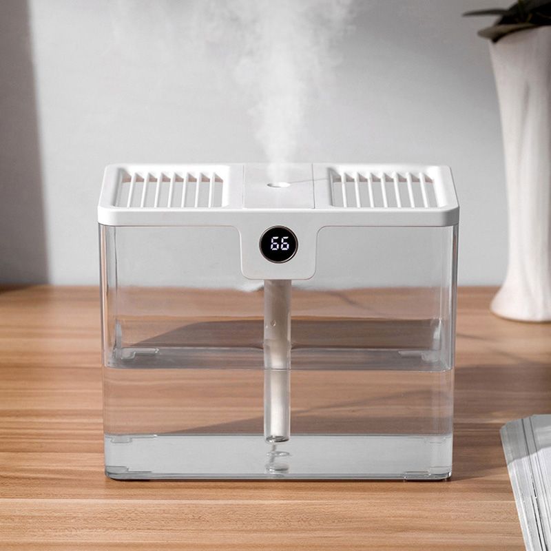 T15 USB Portable Humidifier Home Desktop Moisturizing Atomizer 1.5L Large Capacity Humidifier White