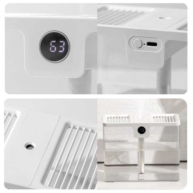 T15 USB Portable Humidifier Home Desktop Moisturizing Atomizer 1.5L Large Capacity Humidifier White