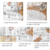 T15 USB Portable Humidifier Home Desktop Moisturizing Atomizer 1.5L Large Capacity Humidifier White