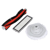 Vacuum Cleaner Parts Rolling Side Brush Filter Mop Cloth Set Kit for Dreame W10 Pro