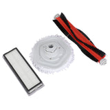 Vacuum Cleaner Parts Rolling Side Brush Filter Mop Cloth Set Kit for Dreame W10 Pro - Side View