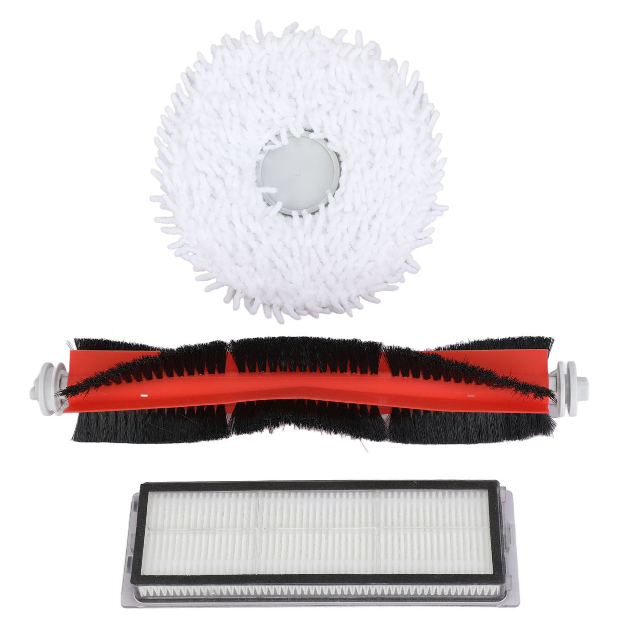 Vacuum Cleaner Parts Rolling Side Brush Filter Mop Cloth Set Kit for Dreame W10 Pro