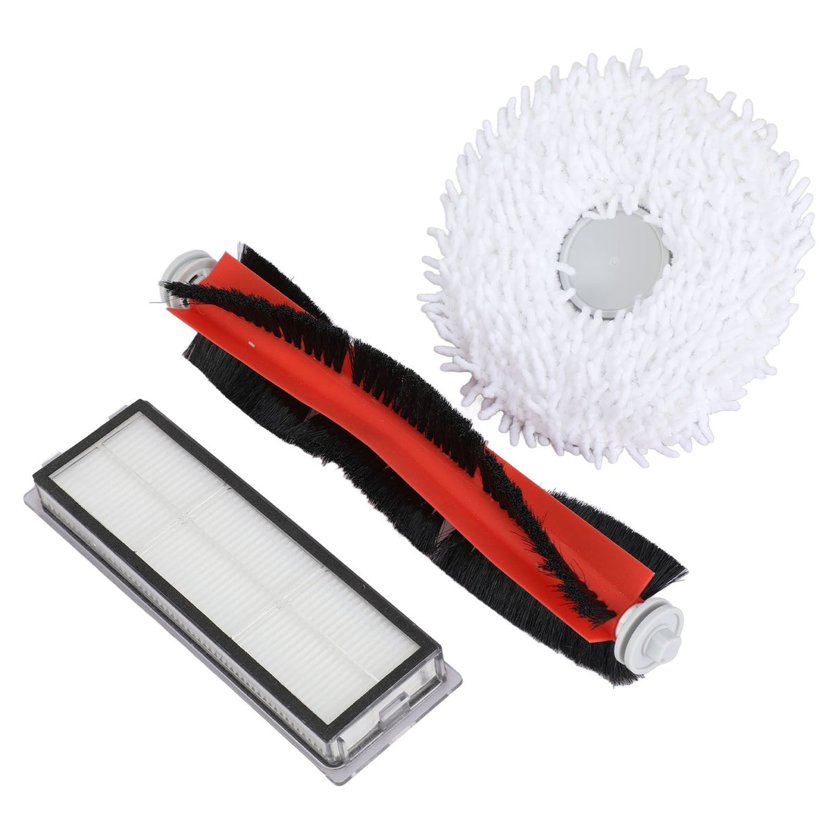 Vacuum Cleaner Parts Rolling Side Brush Filter Mop Cloth Set Kit for Dreame W10 Pro