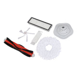 Vacuum Cleaner Parts Rolling Side Brush Filter Mop Cloth Set Kit for Dreame W10 Pro