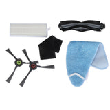 Sweeper Accessories Set Washable Mop Disposable Mop Rolling Brush Side Brush Filter Screen for Yeedi K650