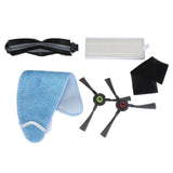 Sweeper Accessories Set Washable Mop Disposable Mop Rolling Brush Side Brush Filter Screen for Yeedi K650