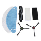 Sweeper Accessories Set Washable Mop Disposable Mop Rolling Brush Side Brush Filter Screen for Yeedi K650