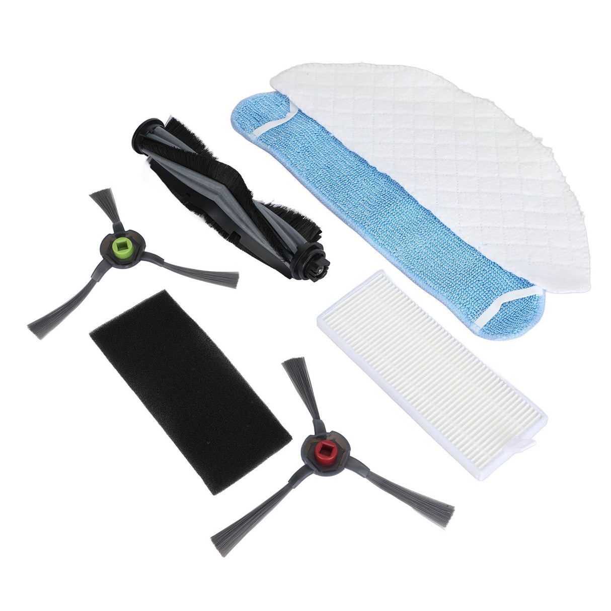 Sweeper Accessories Set Washable Mop Disposable Mop Rolling Brush Side Brush Filter Screen for Yeedi K650