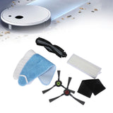 Sweeper Accessories Set Washable Mop Disposable Mop Rolling Brush Side Brush Filter Screen for Yeedi K650