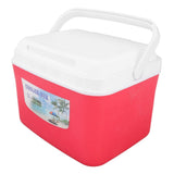 Warmer Cooler Constant Temp Long Lasting Portable Refrigerator Box with Handle for Food Medicine Car Camping 5L Red - 45-Degree Angle
