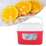 Warmer Cooler Constant Temp Long Lasting Portable Refrigerator Box with Handle for Food Medicine Car Camping 5L Red