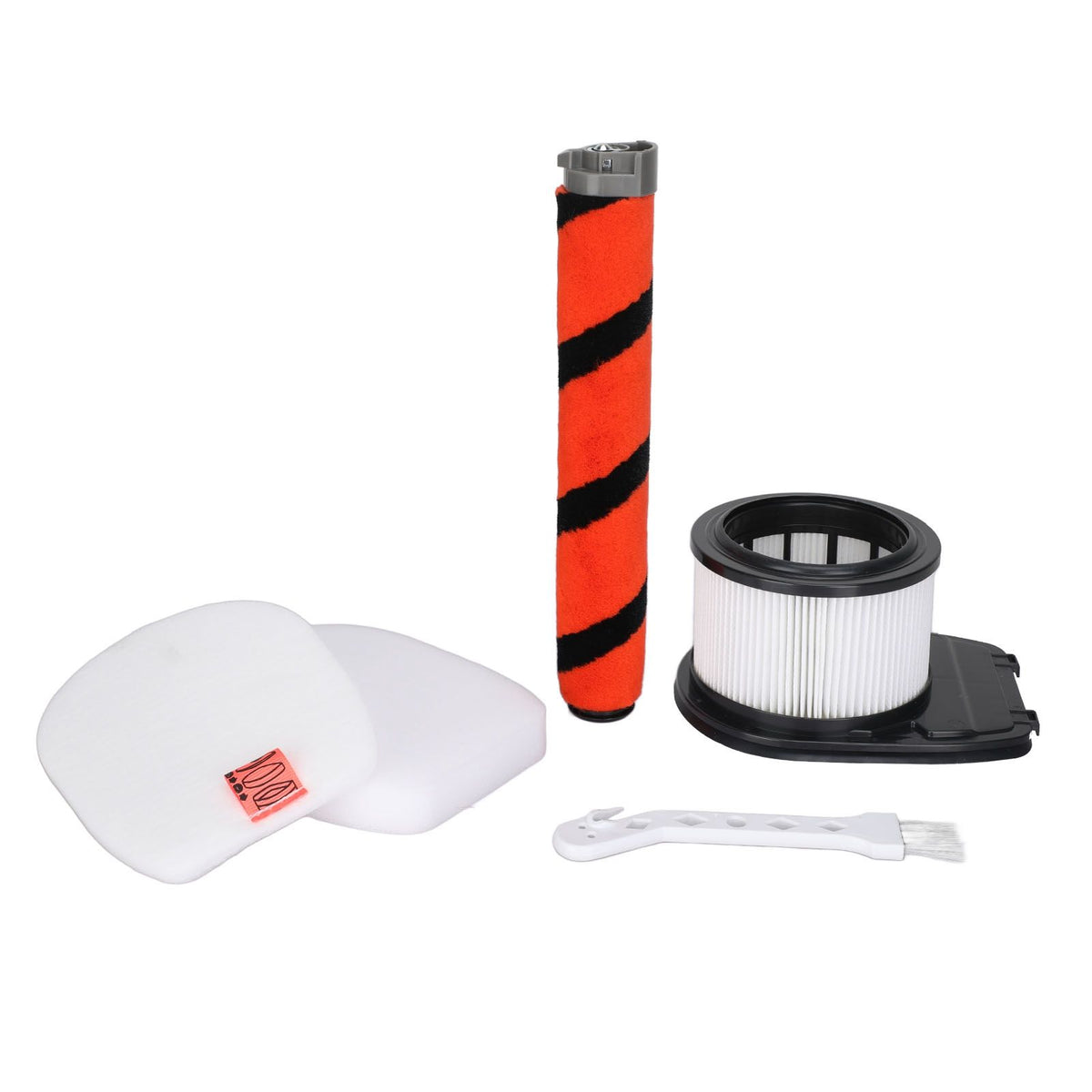 Roller Brush Filter White Cotton Cleaning Brush Set for Shark IZ300UK IZ320 Vacuum Cleaner