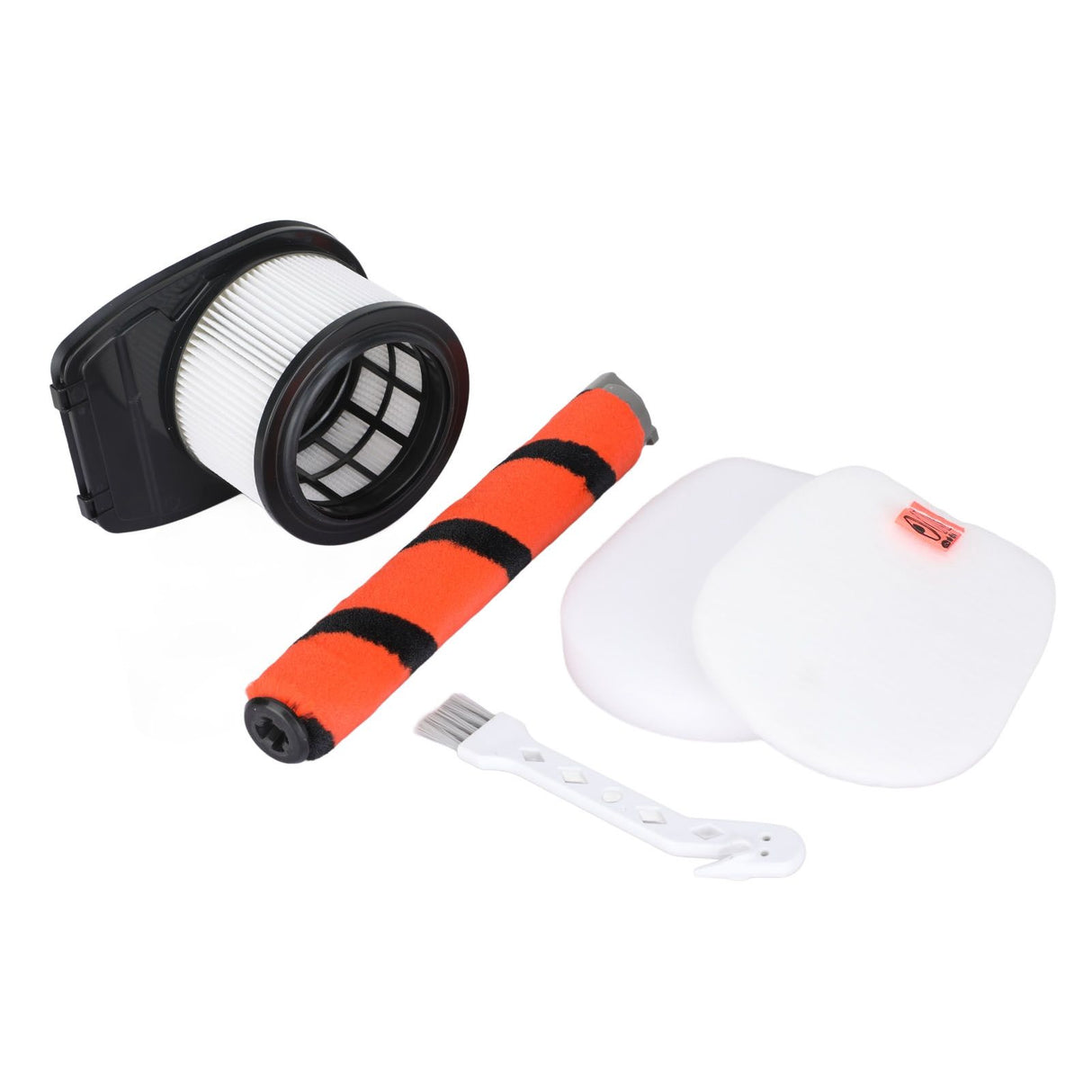 Roller Brush Filter White Cotton Cleaning Brush Set for Shark IZ300UK IZ320 Vacuum Cleaner