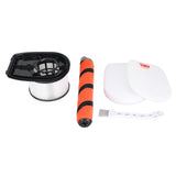 Roller Brush Filter White Cotton Cleaning Brush Set for Shark IZ300UK IZ320 Vacuum Cleaner - Side View