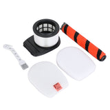 Roller Brush Filter White Cotton Cleaning Brush Set for Shark IZ300UK IZ320 Vacuum Cleaner - Low Angle