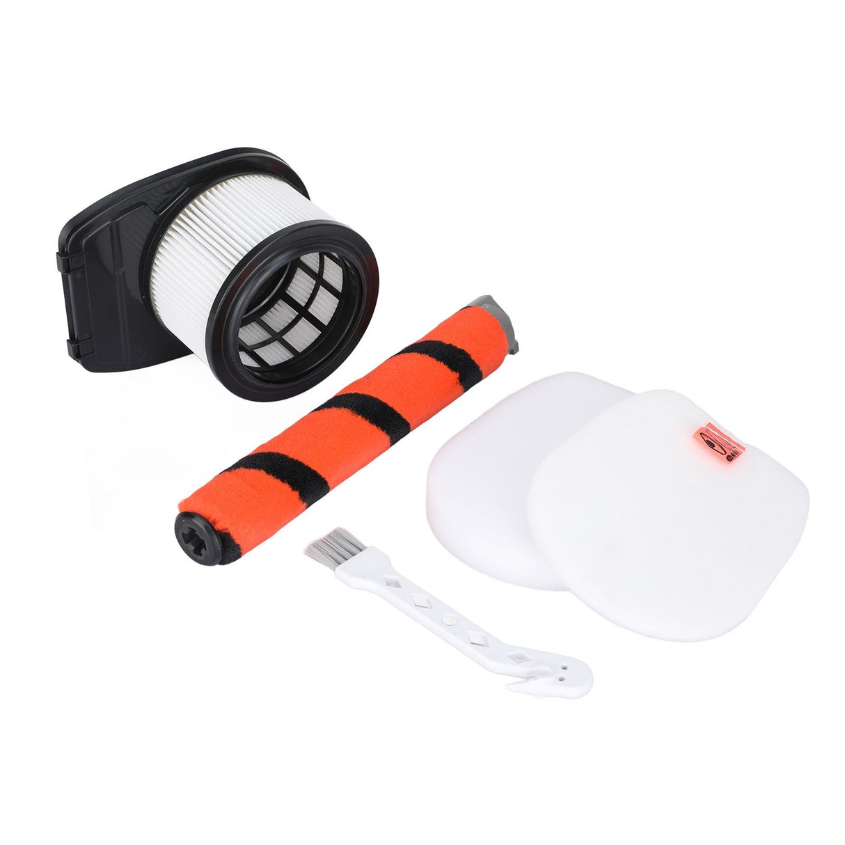 Roller Brush Filter White Cotton Cleaning Brush Set for Shark IZ300UK IZ320 Vacuum Cleaner