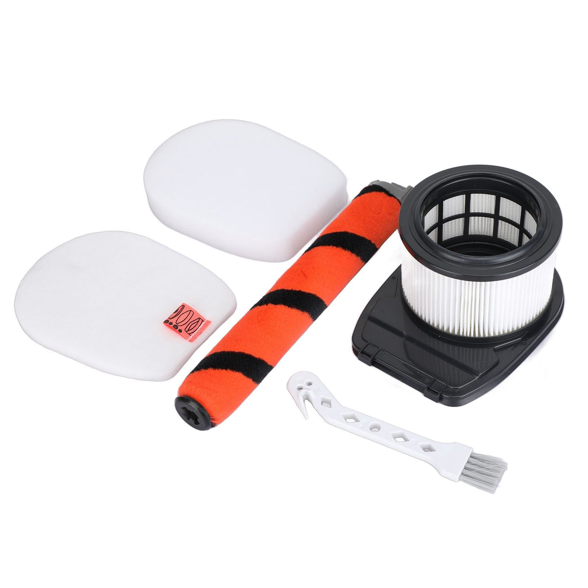 Roller Brush Filter White Cotton Cleaning Brush Set for Shark IZ300UK IZ320 Vacuum Cleaner