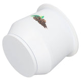 Coffee Dosing Cup Aluminum Alloy Coffee Making Machine Bean Grinder Portafilter Accessories 58mm/2.28in Opening 140ml - Top-Down View