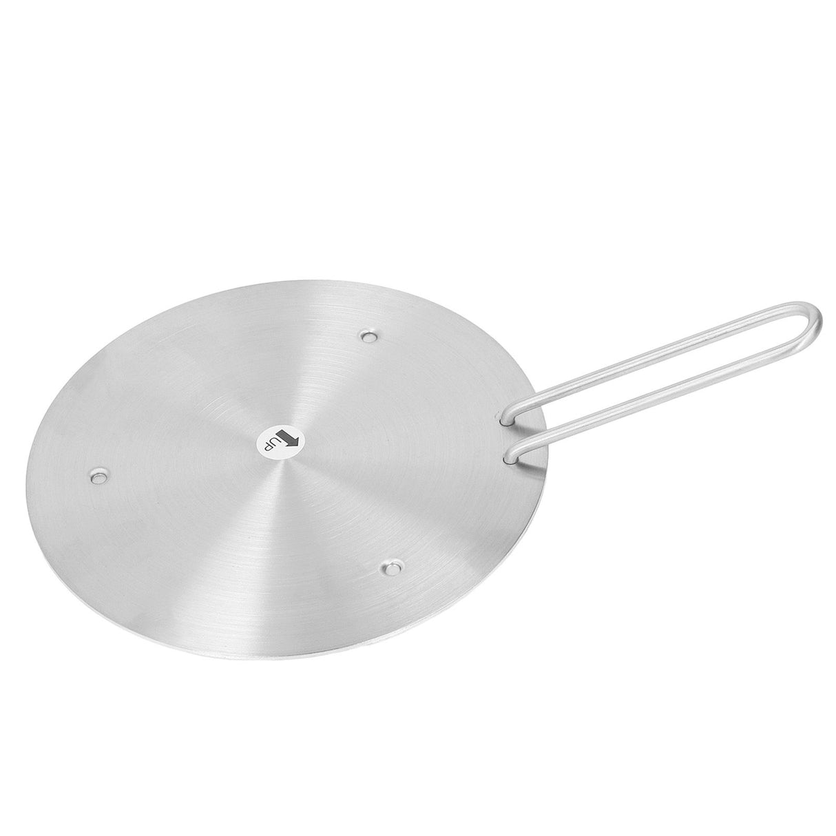 Heat Diffuser Stainless Steel Induction Cooker Diffuser Plate with Handle for Kitchen 19.5cm/7.68in
