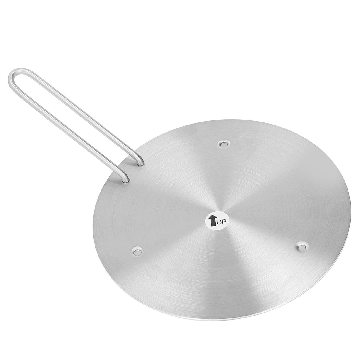 Heat Diffuser Stainless Steel Induction Cooker Diffuser Plate with Handle for Kitchen 19.5cm/7.68in
