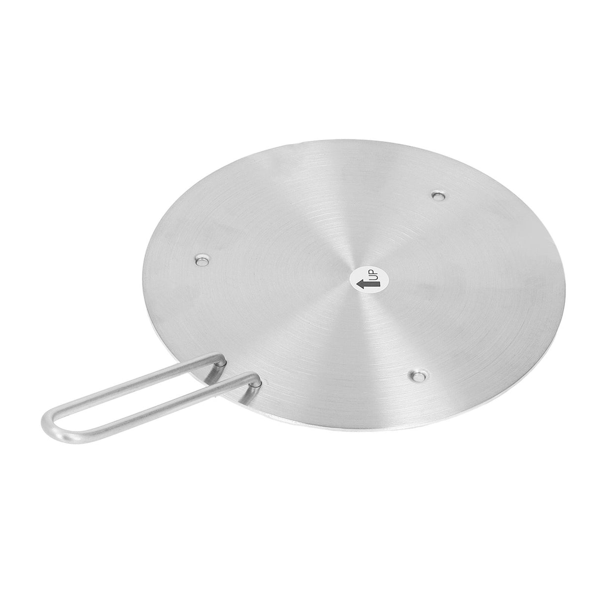 Heat Diffuser Stainless Steel Induction Cooker Diffuser Plate with Handle for Kitchen 19.5cm/7.68in