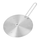 Heat Diffuser Stainless Steel Induction Cooker Diffuser Plate with Handle for Kitchen 23.5cm/9.25in