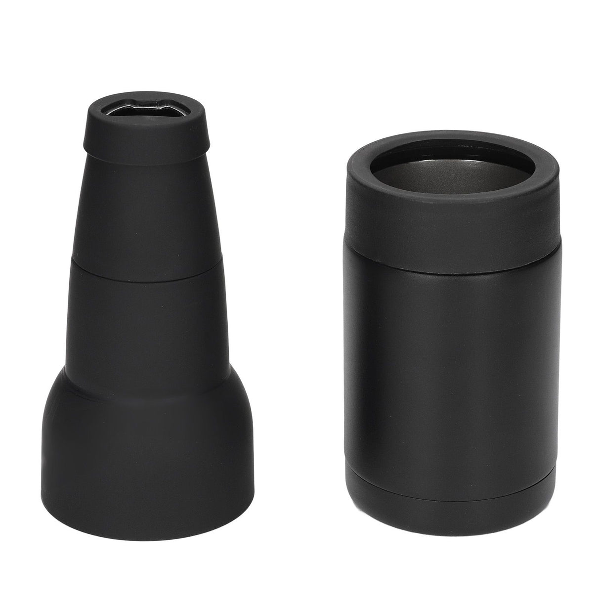 Vacuum Double Wall Stainless Steel Can Insulation and Cold Storage Tank with Bottle Opener Black