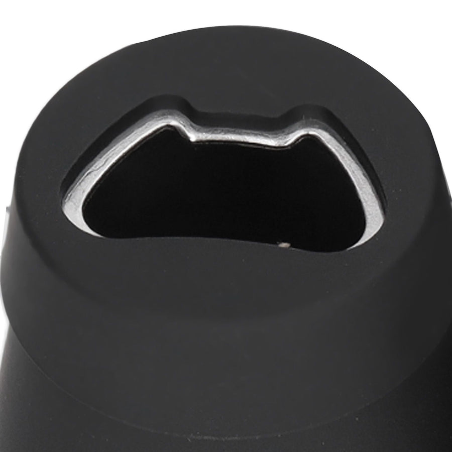 Vacuum Double Wall Stainless Steel Can Insulation and Cold Storage Tank with Bottle Opener Black