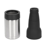 Vacuum Double Wall Stainless Steel Can Insulation and Cold Storage Tank with Bottle Opener Steel Color