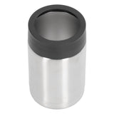 Vacuum Double Wall Stainless Steel Can Insulation and Cold Storage Tank with Bottle Opener Steel Color - Rear View