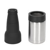 Vacuum Double Wall Stainless Steel Can Insulation and Cold Storage Tank with Bottle Opener Steel Color