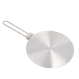 Heat Diffuser Plate Stainless Steel Induction Plate Kitchen Cooking Diffuser for Electric Induction Cooker 23.5cm / 9.3in - Front View